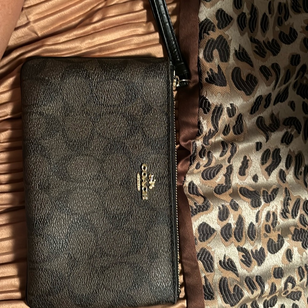 Authentic Coach Wristlet.  Like new.
